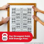 Command Large Picture Hanging Strips, Damage Free Hanging Picture Hangers, No Tools Wall Hanging Strips for Living Spaces, 14 White Adhesive Strip Pairs(28 Command Strips) - Image 5